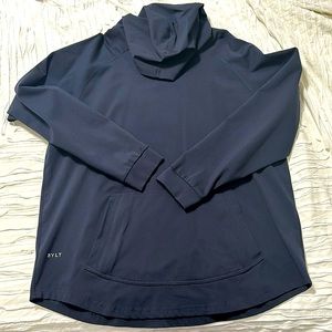 Bylt Premium Basics Elite+ Drop-Cut Hooded Pullover, Navy, XL